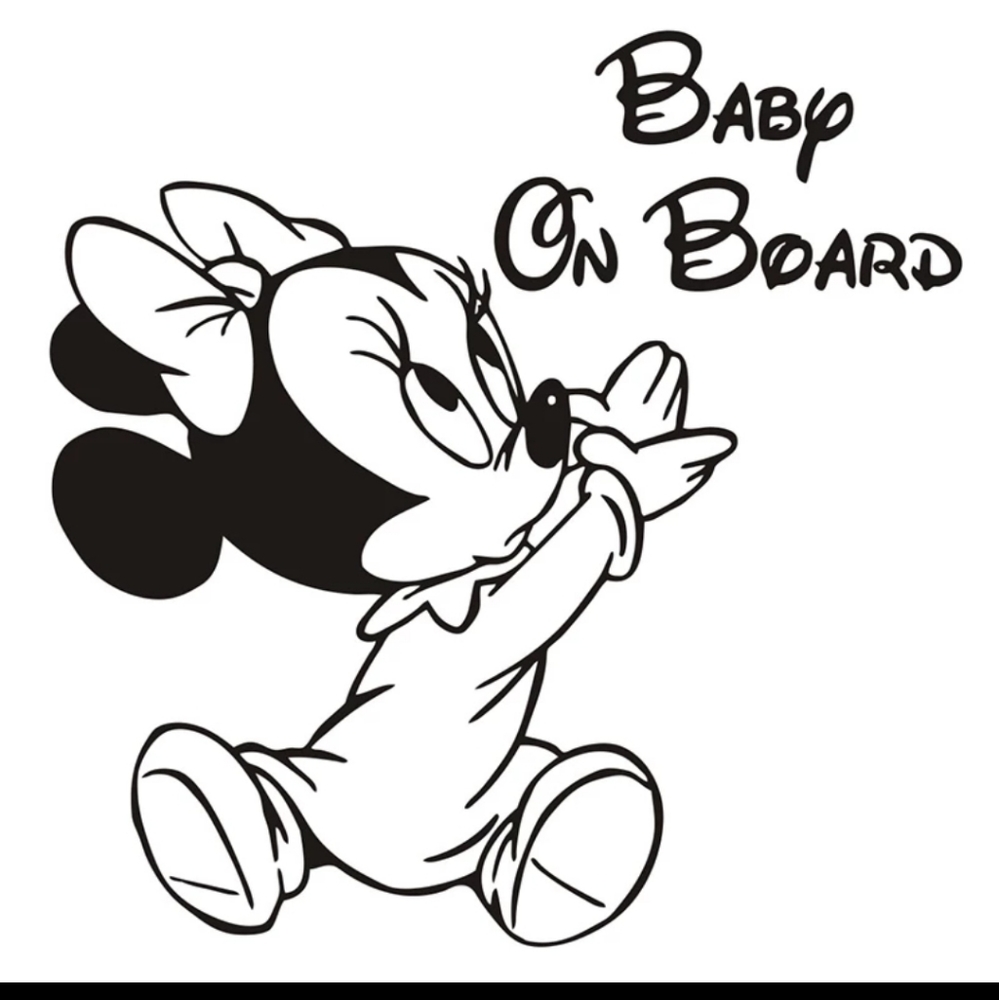 Minnie baby on board